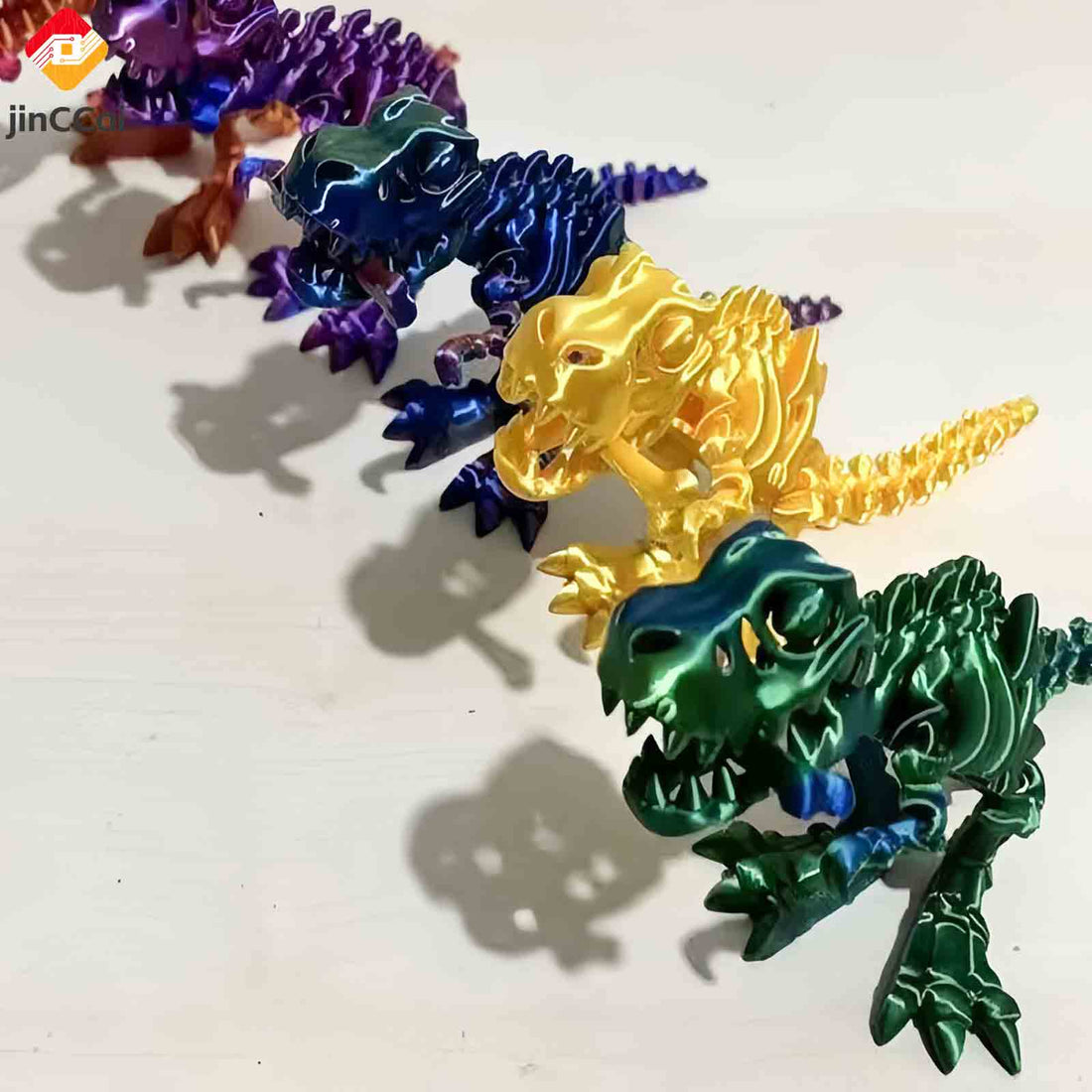 Bite Bone T-Rex 3D Printed Dinosaur – Eco-Friendly PLA with Dynamic Biting Mechanism – Realistic Collectible & Interactive Toy for Dinosaur Enthusiasts